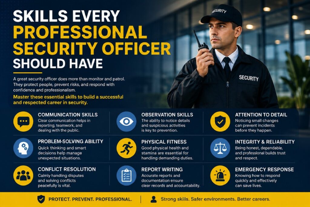 Skills Every Professional Security Officer Should Have